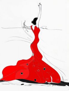 Voir le détail de cette oeuvre: danseuse flamenco 4